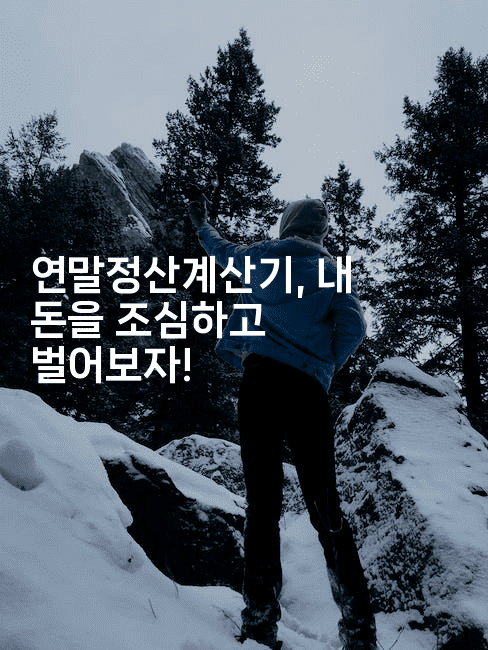 연말정산계산기, 내 돈을 조심하고 벌어보자!2-절세왕