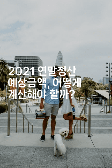 2021 연말정산 예상금액, 어떻게 계산해야 할까?2-절세왕